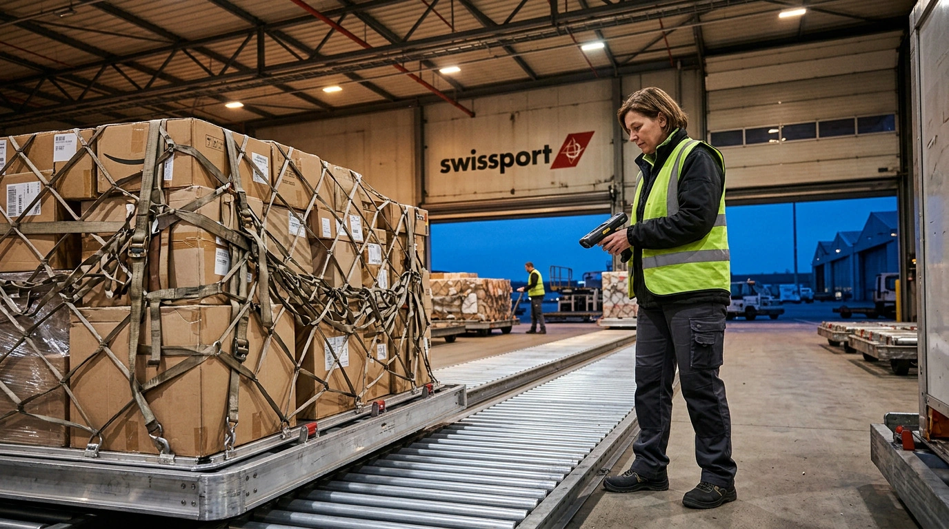 Editorial illustration: Swissport’s new French operation adds 3,000 square metres of cargo-handling space.